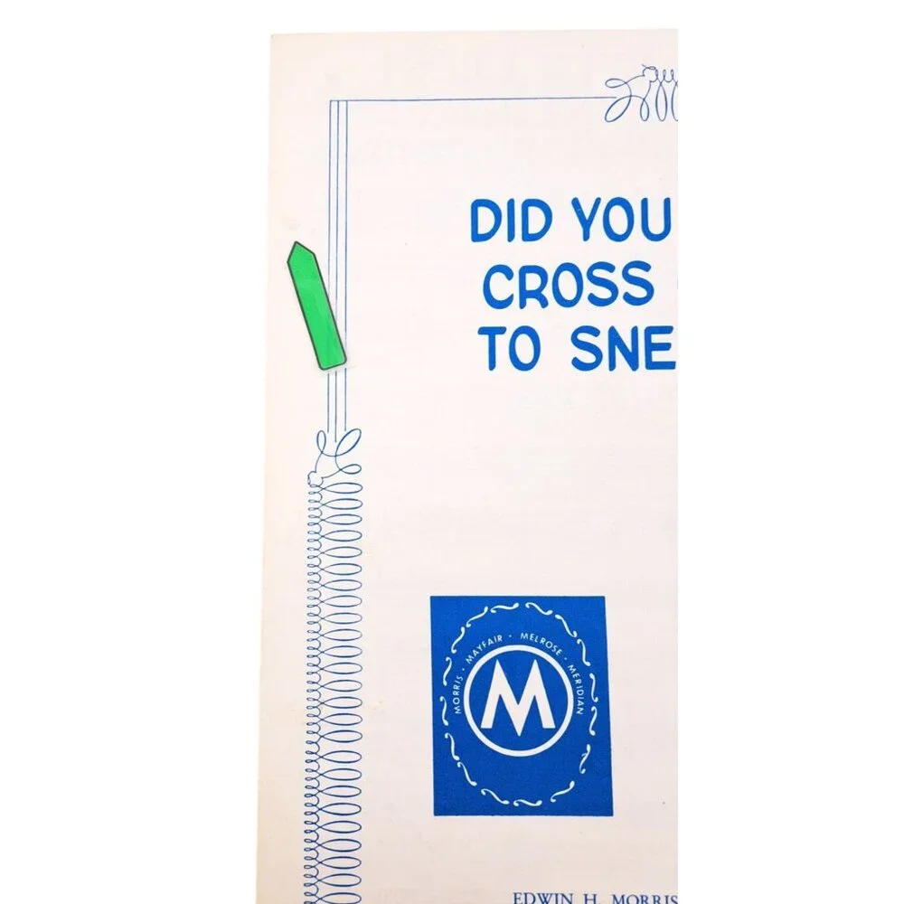 Vintage Did You Ever Cross Over To Sneden's Alec Wilder Sheet Music 1947 Ferry - Picture 8 of 8